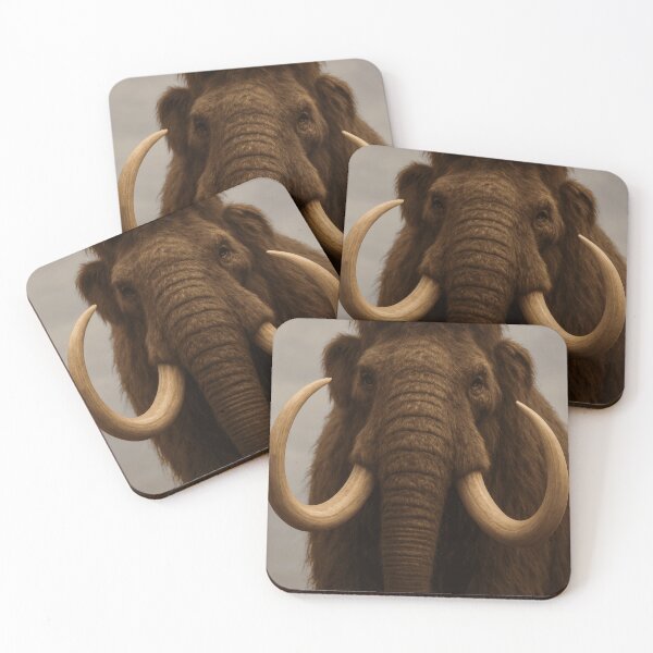 Item preview, The Pleistocene Colossus: Majestic Portrait of the Woolly Mammoth designed and sold by PrehistoryPulse.