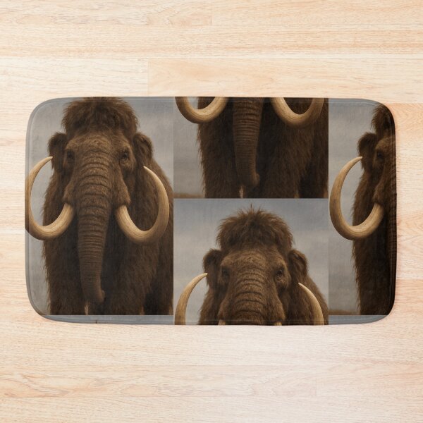Item preview, The Pleistocene Colossus: Majestic Portrait of the Woolly Mammoth designed and sold by PrehistoryPulse.