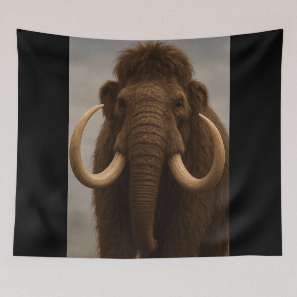 Item preview, The Pleistocene Colossus: Majestic Portrait of the Woolly Mammoth designed and sold by PrehistoryPulse.