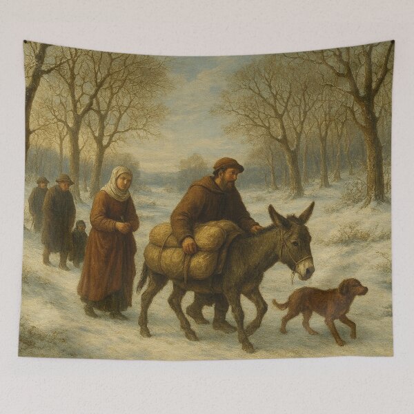 Item preview, Winter journey under bare trees designed and sold by Sigtrix.