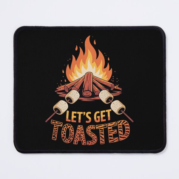 Item preview, Let’s Get Toasted Funny Marshmallow Campfire Camping  designed and sold by VerseFarm.