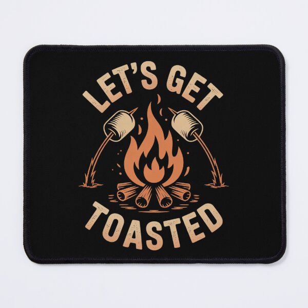 Item preview, Let's Get Toasted Campfire & Marshmallow Camping  designed and sold by VerseFarm.