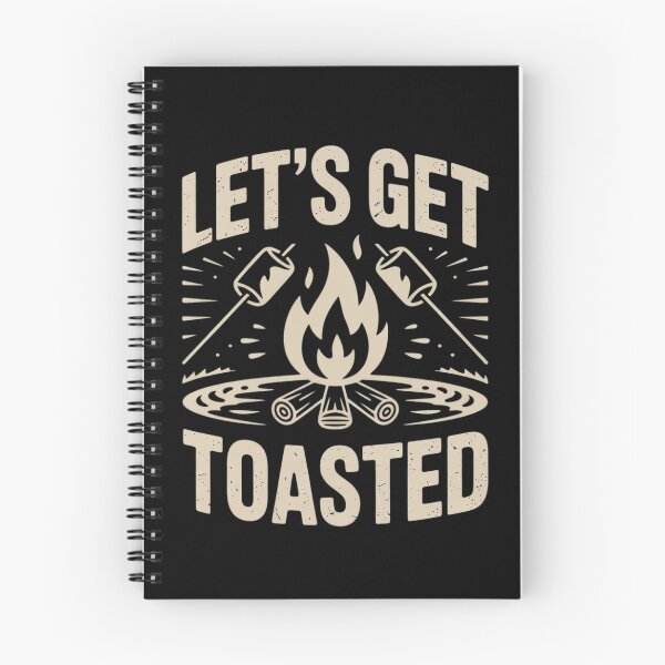Item preview, Let's Get Toasted, Campfire, S'mores, Marshmallows, Camping  designed and sold by VerseFarm.