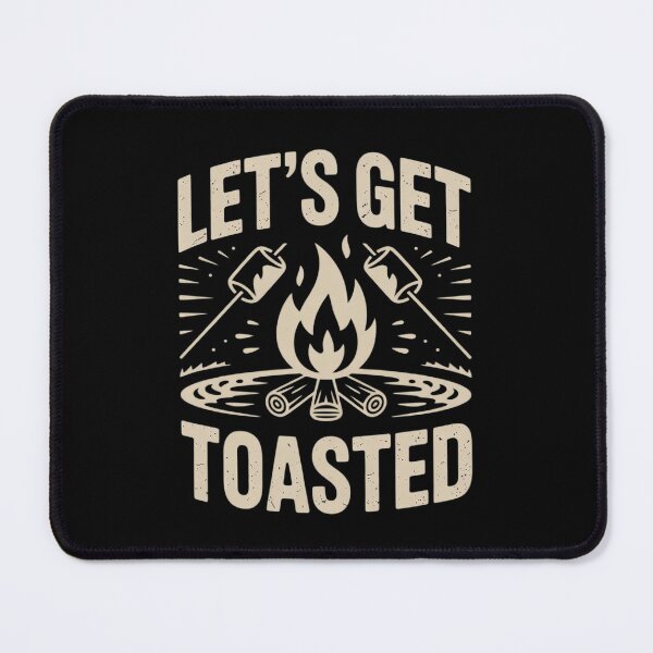 Item preview, Let's Get Toasted, Campfire, S'mores, Marshmallows, Camping designed and sold by VerseFarm.