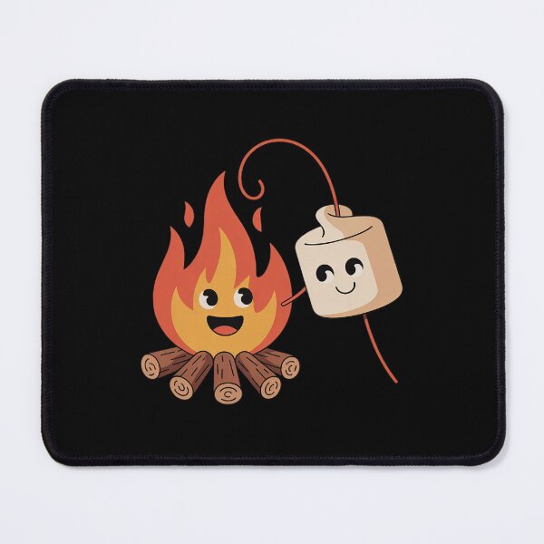 Item preview, Marshmallow Camping Campfire Cute Marshmallow  designed and sold by VerseFarm.