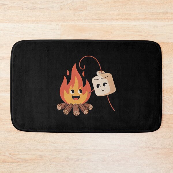 Item preview, Marshmallow Camping Campfire Cute Marshmallow  designed and sold by VerseFarm.