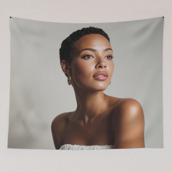 Item preview, Woman poses in studio light designed and sold by anytka.