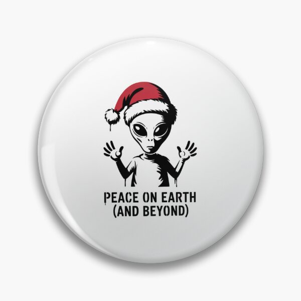 Item preview, Banksy Style Graffiti of an Alien - Peace on earth and beyond designed and sold by 123ks.