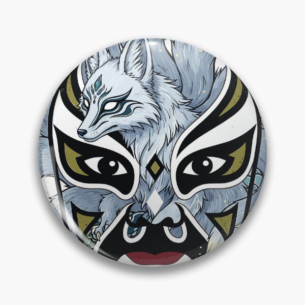 Item preview, Chinese Bian Lian Mask - Nine-Tailed Fox designed and sold by Creative League Ignite.