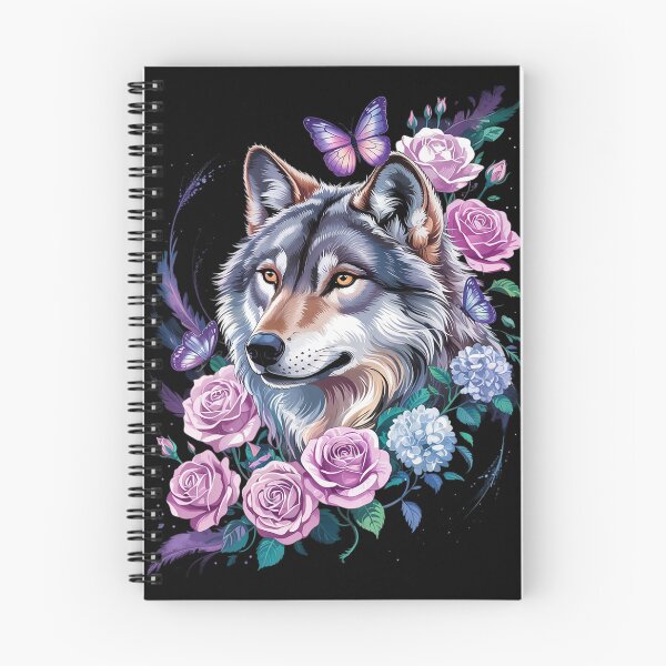 Item preview, Floral Wolf Vintage Flowers Wolf Face for Wolves Lover3  designed and sold by MyzoToyota.
