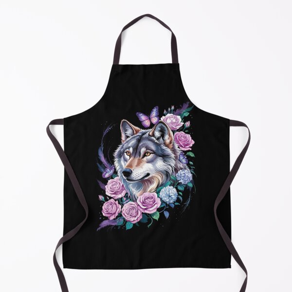 Item preview, Floral Wolf Vintage Flowers Wolf Face for Wolves Lover3 designed and sold by MyzoToyota.