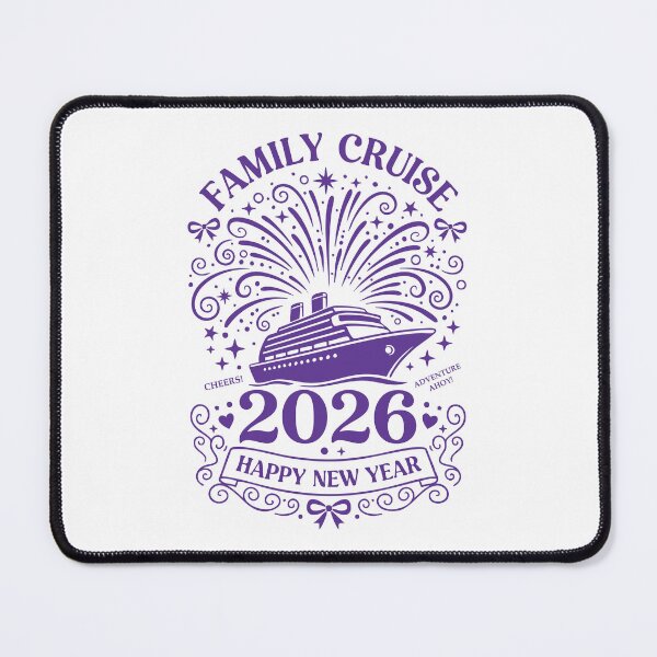 Item preview, 2026 Family Cruise Happy New Year Ahoy designed and sold by LuminOrb.