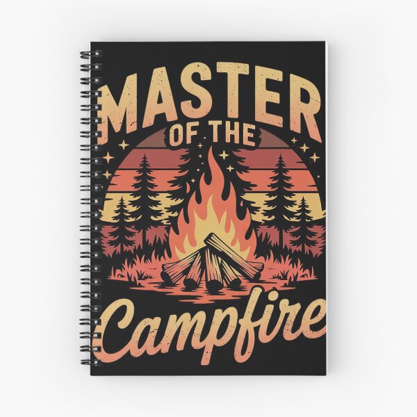 Item preview, Master of the Campfire Vintage Camping Lovers  designed and sold by NailMolisa.
