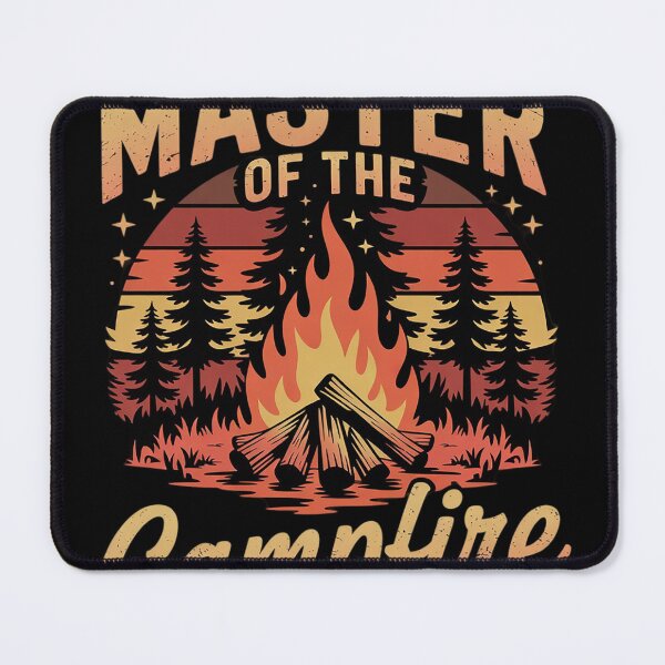 Item preview, Master of the Campfire Vintage Camping Lovers designed and sold by NailMolisa.