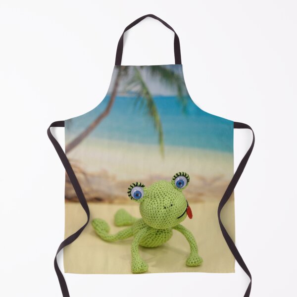 Item preview, Portrait of cute green toy frog designed and sold by olena2552.