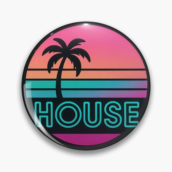 Item preview, House Music Sunset – Retro Tropical Club designed and sold by |TRSSHOP|.