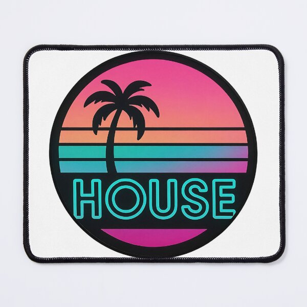 Item preview, House Music Sunset – Retro Tropical Club designed and sold by |TRSSHOP|.