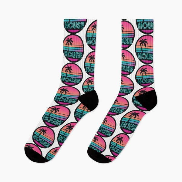 Item preview, House Music Sunset – Retro Tropical Club designed and sold by |TRSSHOP|.
