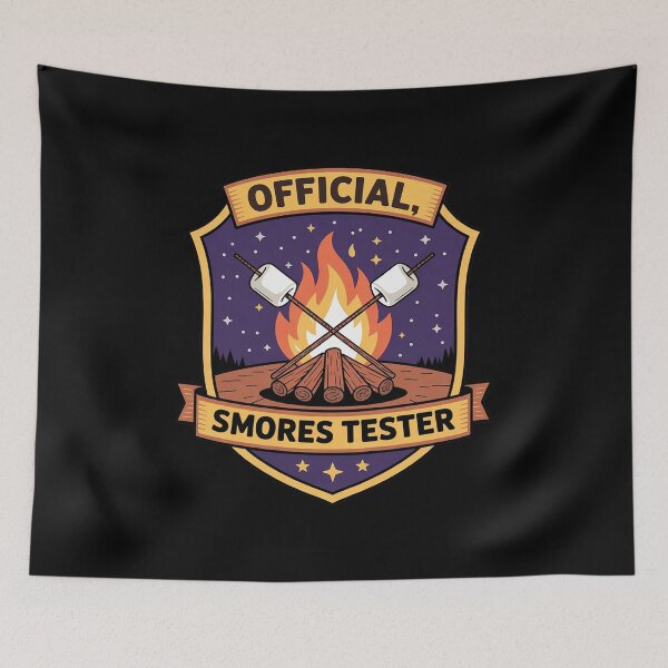 Item preview, Official Smores Tester Funny Camping Camper Campfire designed and sold by NailMolisa.