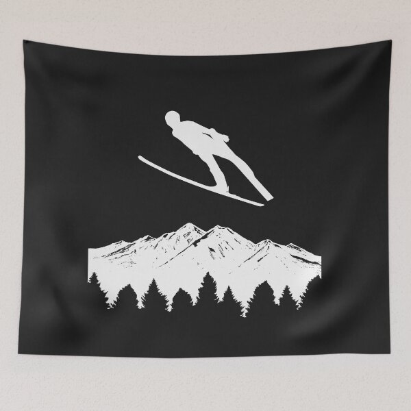 Item preview,  Ski Jumper Silhouette designed and sold by Anniko Art Studio.