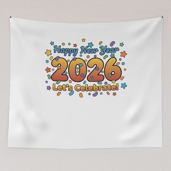 Item preview, Happy New Year 2026 Let's Celebrate Festivity designed and sold by LuminOrb.
