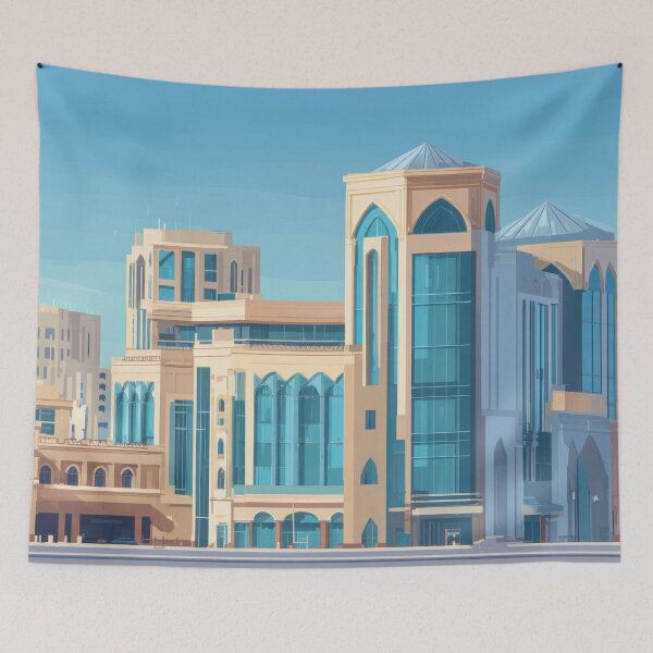 Item preview, City buildings with modern design designed and sold by anytka.