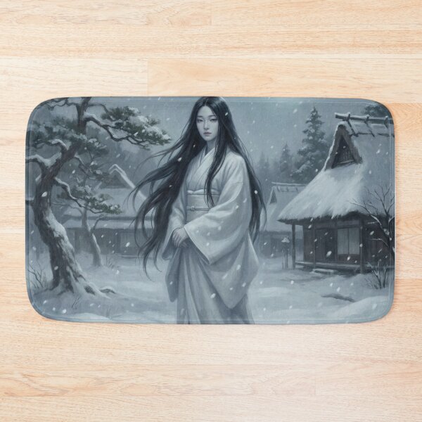 Item preview, Yuki Onna — Snow Spirit of Japanese Folklore | Winter Ghost Art | Mori no Akari Series designed and sold by Mori-no-Akari.