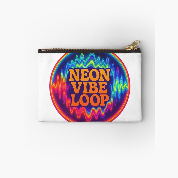 Item preview, Neon Vibe Loop – Psychedelic Soundwave Circle Design designed and sold by |TRSSHOP|.