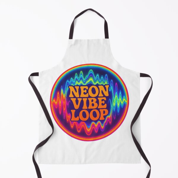 Item preview, Neon Vibe Loop – Psychedelic Soundwave Circle Design designed and sold by |TRSSHOP|.