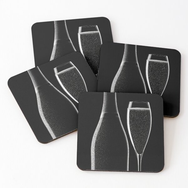 Item preview, Champagne bottle and glass display designed and sold by anytka.