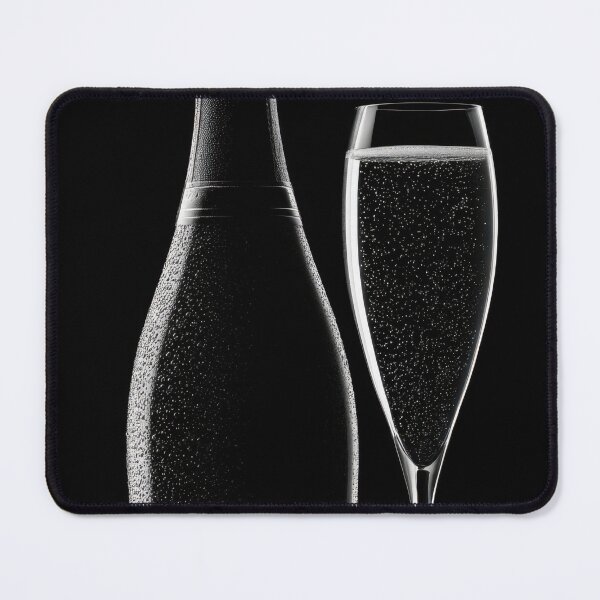 Item preview, Champagne bottle and glass display designed and sold by anytka.