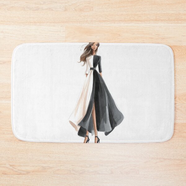 Item preview, Fashion design of a two-tone dress designed and sold by anytka.