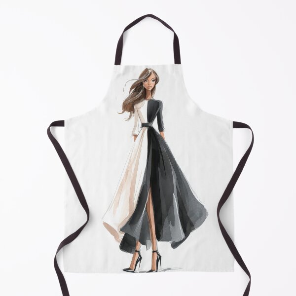 Item preview, Fashion design of a two-tone dress designed and sold by anytka.
