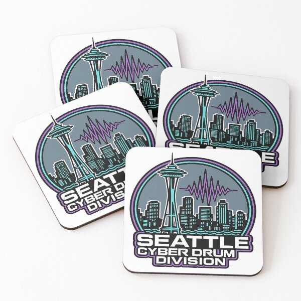 Item preview, Seattle Cyber Drum Division – Futuristic Drum & Bass City designed and sold by |TRSSHOP|.
