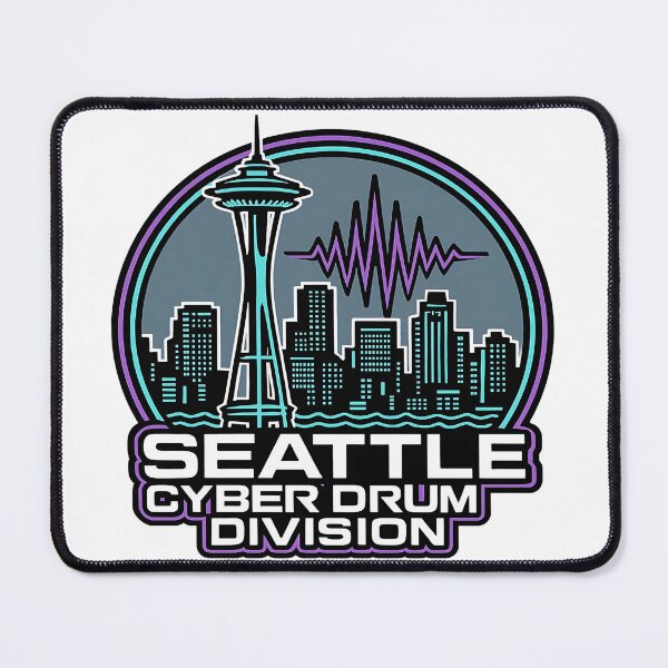 Item preview, Seattle Cyber Drum Division – Futuristic Drum & Bass City designed and sold by |TRSSHOP|.