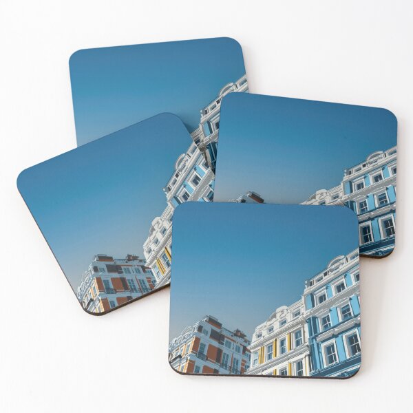 Item preview, Colorful buildings in a city scene designed and sold by anytka.