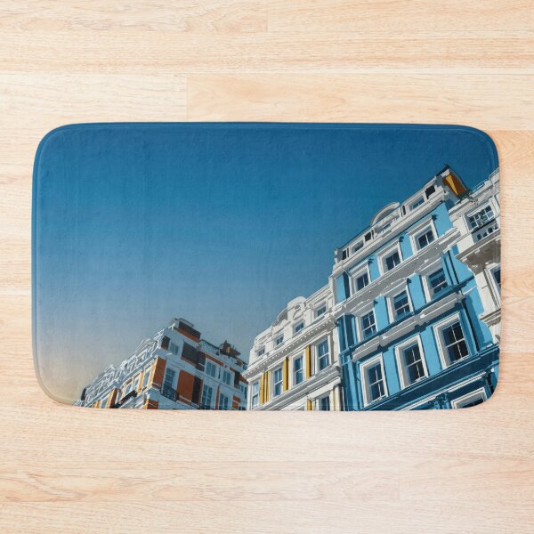 Item preview, Colorful buildings in a city scene designed and sold by anytka.