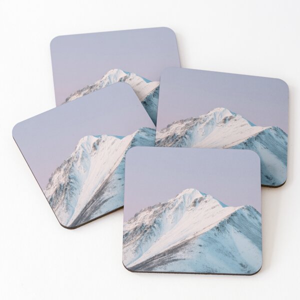 Item preview, Snow-covered mountain at sunrise designed and sold by anytka.