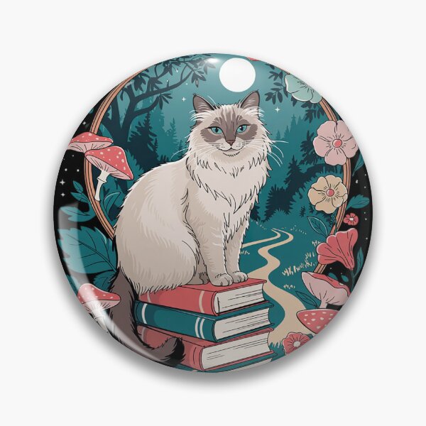 Item preview, Floral Womens Cottagecore Ragdoll cat Lover  designed and sold by MyzoToyota.