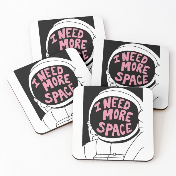 Item preview, I Need More Space Astronaut Quote designed and sold by Templateloom.