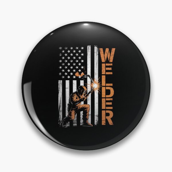 Item preview, Welder American Flag Welding Fusing Material Technical  designed and sold by MarryIsMonth.