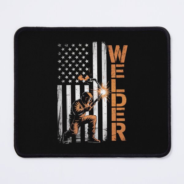 Item preview, Welder American Flag Welding Fusing Material Technical  designed and sold by MarryIsMonth.