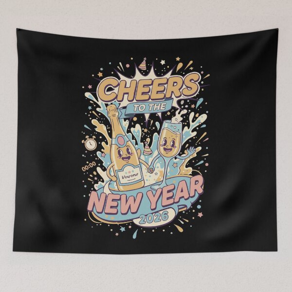 Item preview, Cheers To The New Year 2026 Celebration designed and sold by LuminOrb.