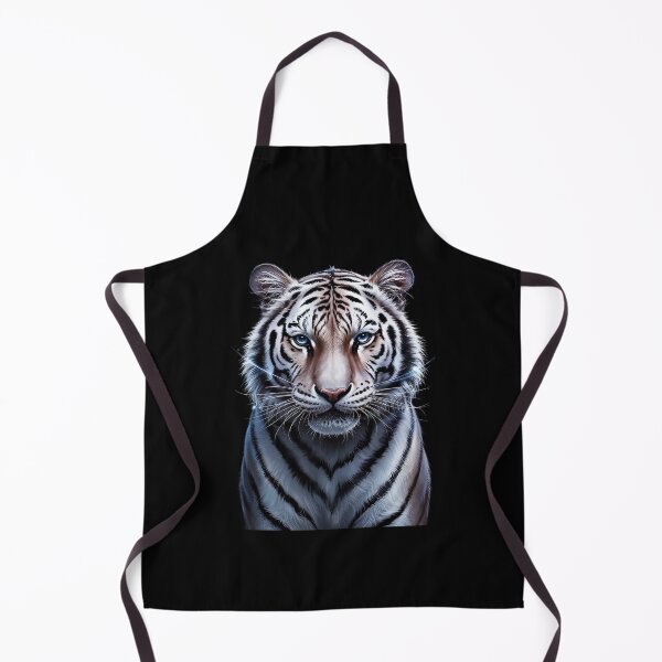 Item preview, White Tiger Blue Eyes Wild Cat Animal 1 designed and sold by FadeOfThrone.