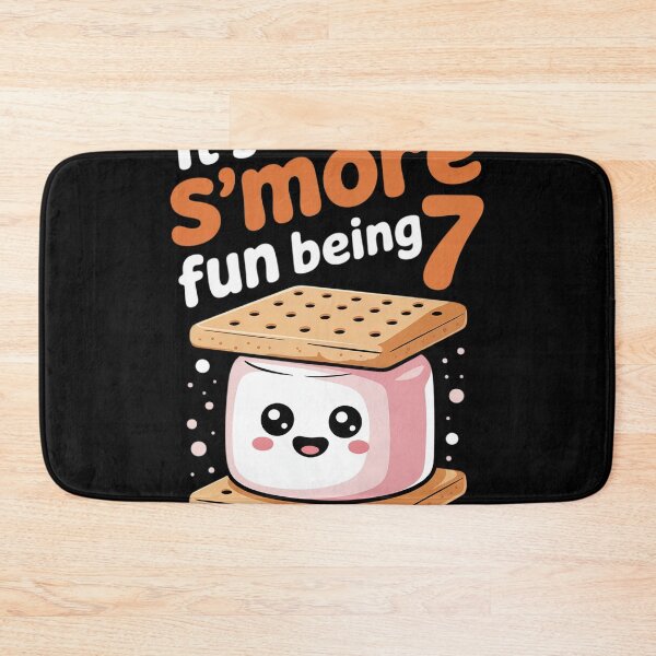Item preview, S’more Campfire 7th Birthday Marshmallow Camping Smore  designed and sold by NailMolisa.