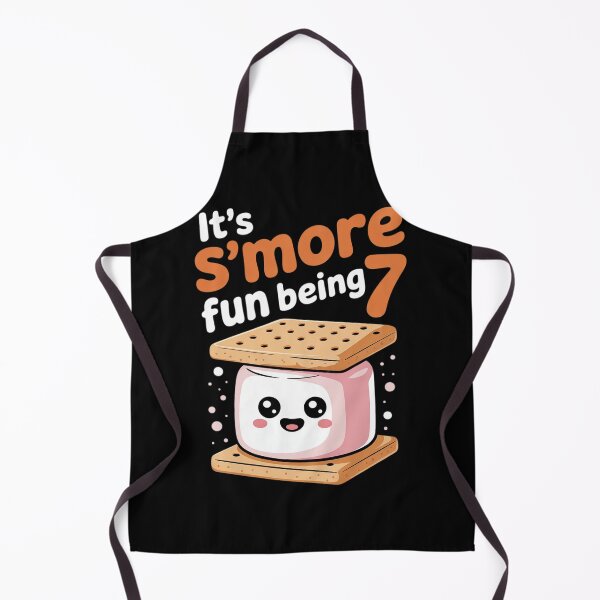 Item preview, S’more Campfire 7th Birthday Marshmallow Camping Smore designed and sold by NailMolisa.