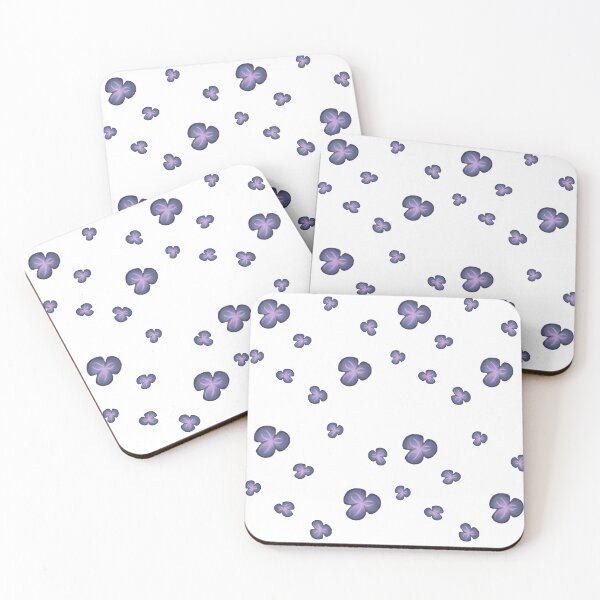 Item preview, Periwinkle blue floral pattern designed and sold by Whimsical-fairy.