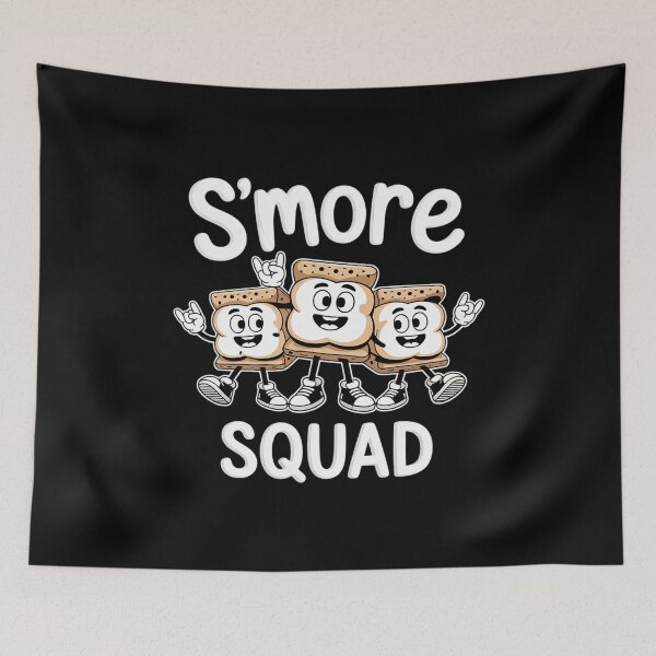 Item preview, Smore Squad Camping Campfire Chocolate Marshmallow S'mores 1  designed and sold by NailMolisa.