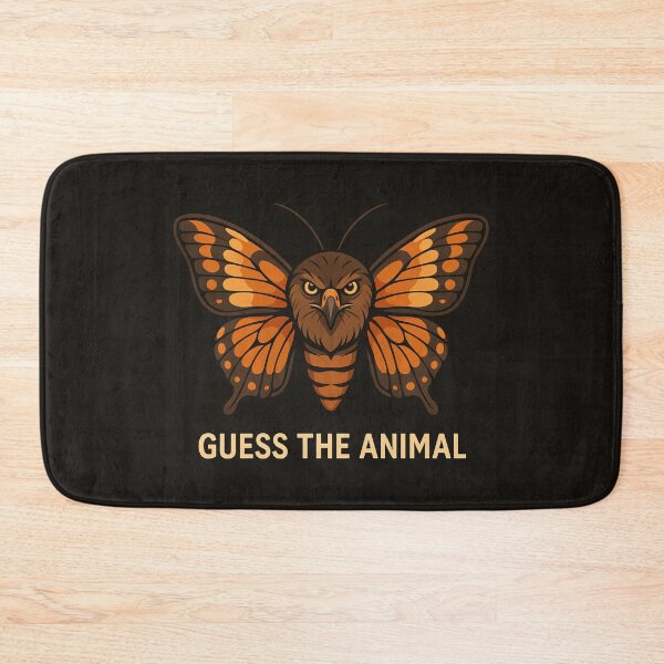 Item preview, Hawk Moth Art – Guess the Animal Wildlife Illustration designed and sold by GeoWild Designs.