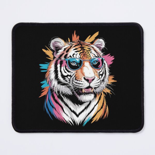 Item preview, White Tiger Sunglasses Splash Art Animal Lover designed and sold by MarryIsMonth.